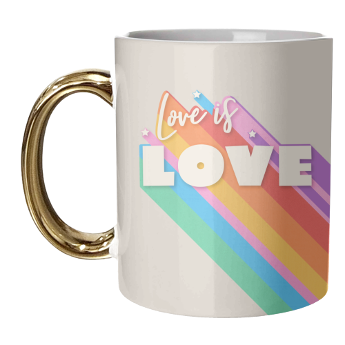 Love Is Love - June Pride Collection - unique mug by Ania Wieclaw
