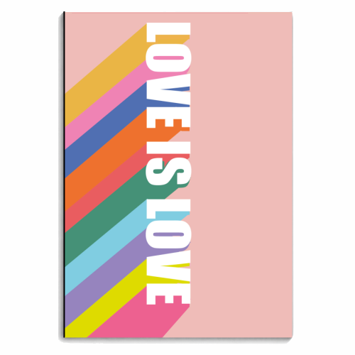 Love is Love - personalised A4, A5, A6 notebook by Luxe and Loco