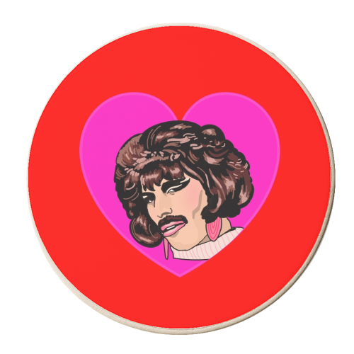 Love Is Love - personalised beer coaster by Wallace Elizabeth