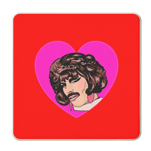 Love Is Love - personalised beer coaster by Wallace Elizabeth