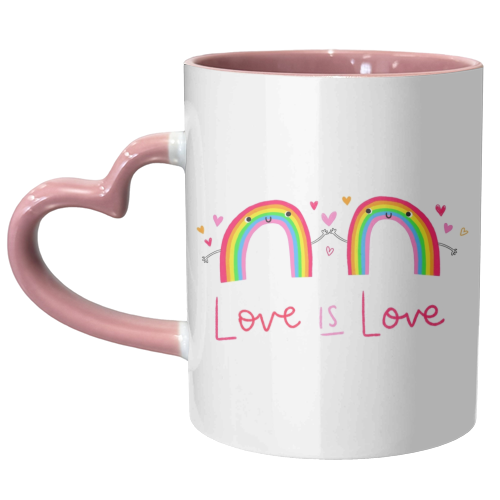 Love is Love - unique mug by Jess Moorhouse