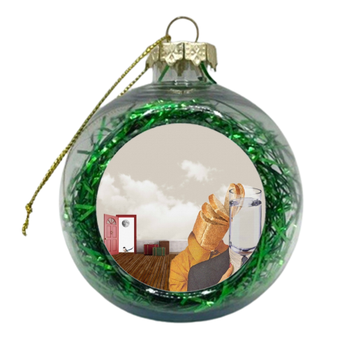 Love is necessary  - xmas bauble by Maya Land