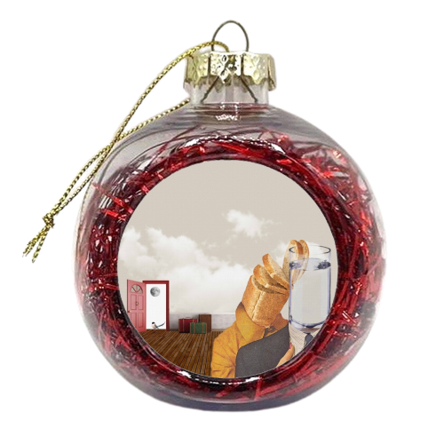 Love is necessary  - xmas bauble by Maya Land