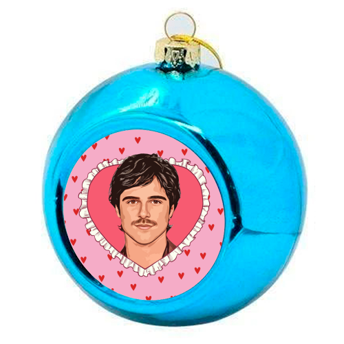 Love Jacob - colourful christmas bauble by DOLLY WOLFE