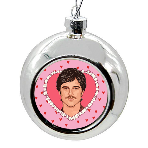 Love Jacob - colourful christmas bauble by DOLLY WOLFE