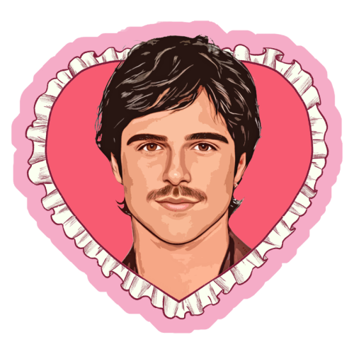 Love Jacob - Die Cut Sticker by DOLLY WOLFE