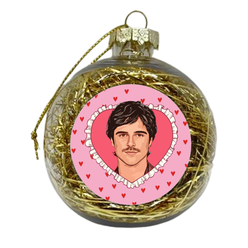 Love Jacob - xmas bauble by DOLLY WOLFE