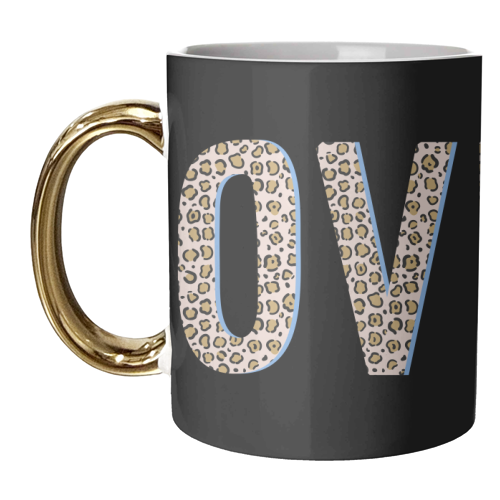 Love Leopard - unique mug by The 13 Prints