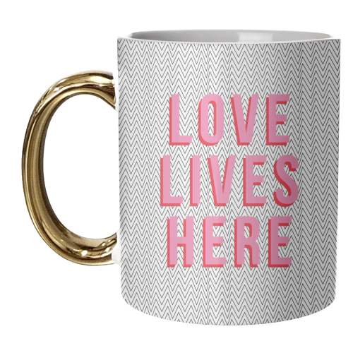 Love Lives Here - unique mug by The Native State
