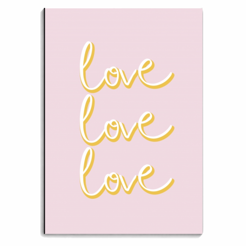 love love love - personalised A4, A5, A6 notebook by Ohkimiko