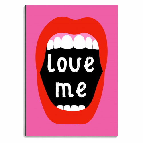 Love Me ! - personalised A4, A5, A6 notebook by Adam Regester