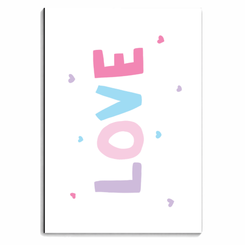 Love - personalised A4, A5, A6 notebook by Ella Seymour