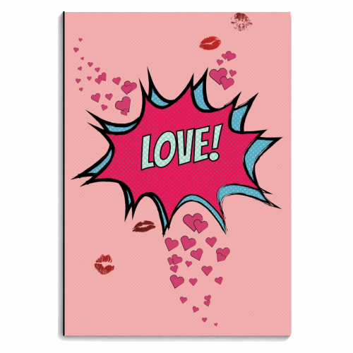 Love! - personalised A4, A5, A6 notebook by LozMac