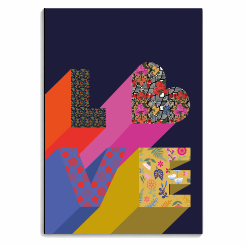 Love - personalised A4, A5, A6 notebook by Luxe and Loco