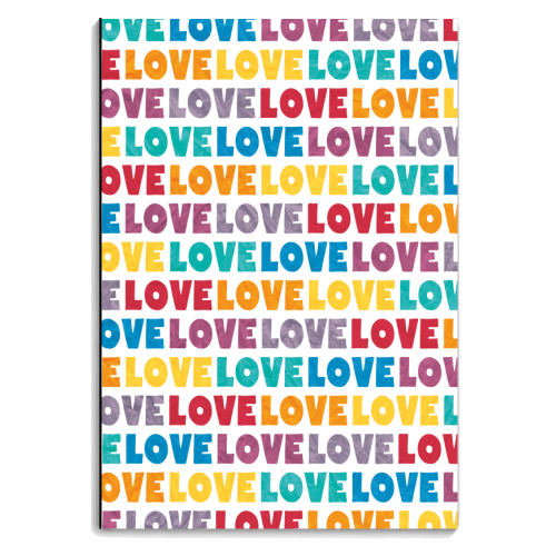 Love - personalised A4, A5, A6 notebook by SixElevenCreations