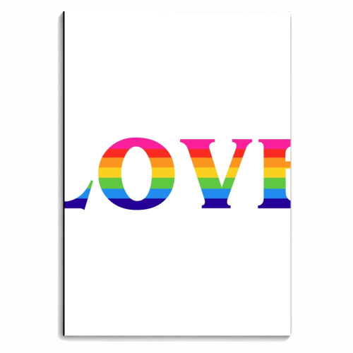LOVE - personalised A4, A5, A6 notebook by Wallace Elizabeth