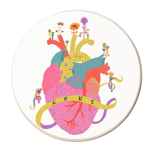 Love - personalised beer coaster by Ezra W. Smith