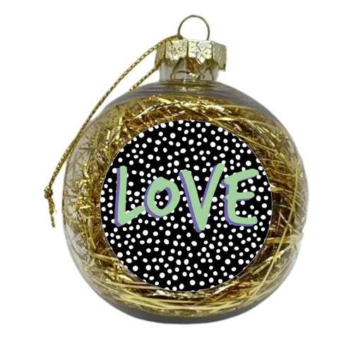 LOVE Print - xmas bauble by The 13 Prints
