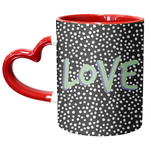 LOVE Print - unique mug by The 13 Prints