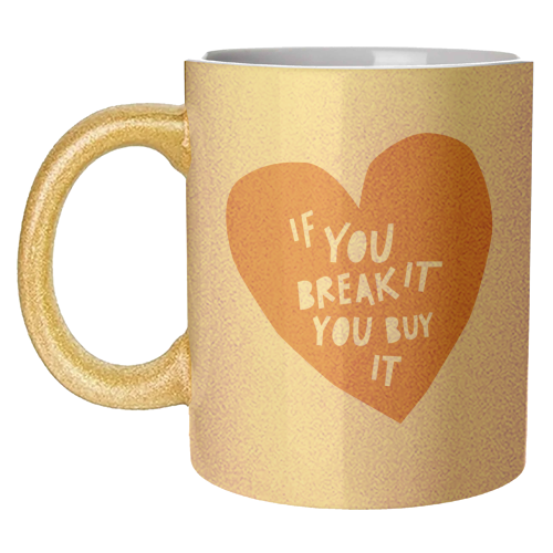 Love Responsibly • Cut-Out Heart - unique mug by Dominique Vari