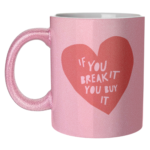Love Responsibly • Cut-Out Heart - unique mug by Dominique Vari