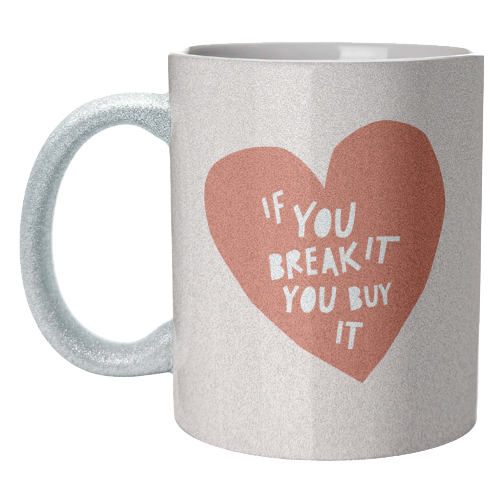Love Responsibly • Cut-Out Heart - unique mug by Dominique Vari