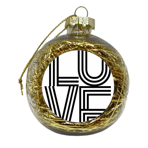 Love retro - xmas bauble by Ohkimiko