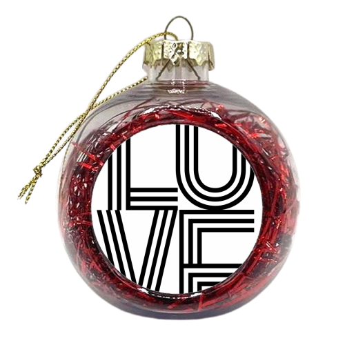 Love retro - xmas bauble by Ohkimiko