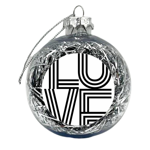 Love retro - xmas bauble by Ohkimiko
