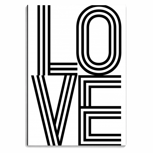 Love retro - personalised A4, A5, A6 notebook by Ohkimiko