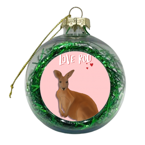 Love Roo - xmas bauble by Pink and Pip