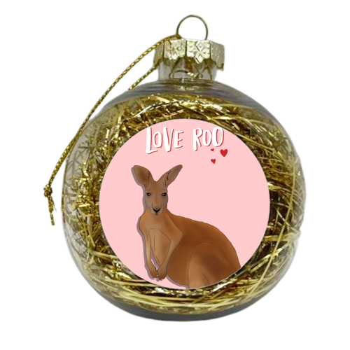 Love Roo - xmas bauble by Pink and Pip