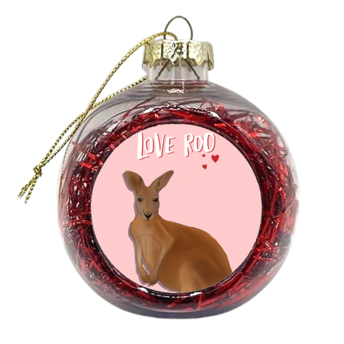 Love Roo - xmas bauble by Pink and Pip