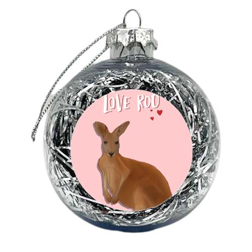 Love Roo - xmas bauble by Pink and Pip