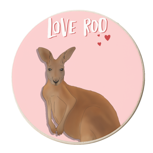 Love Roo - personalised beer coaster by Pink and Pip