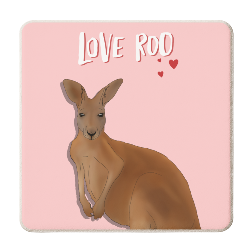 Love Roo - personalised beer coaster by Pink and Pip