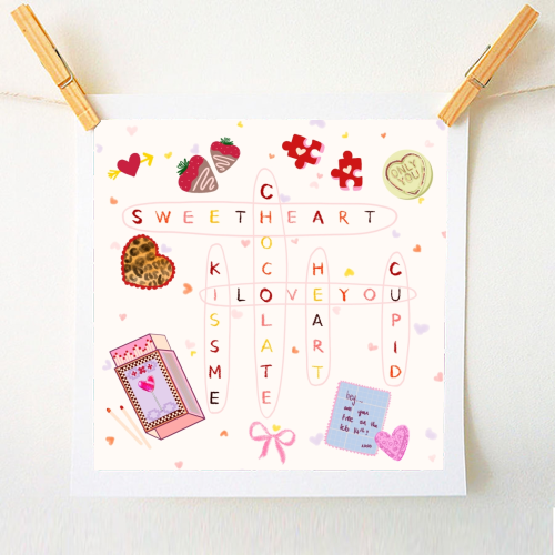 Love Search - A1 - A4 art print by Yaz Raja