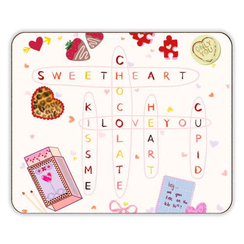 Love Search - designer placemat by Yaz Raja