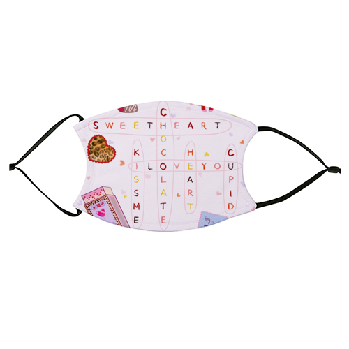 Love Search - face cover mask by Yaz Raja