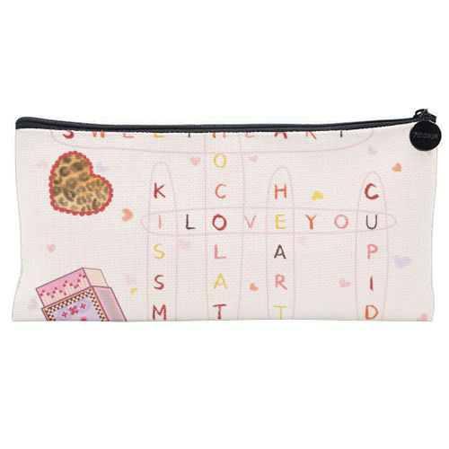 Love Search - flat pencil case by Yaz Raja