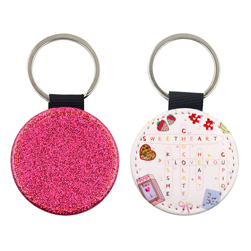 Love Search - keyring by Yaz Raja