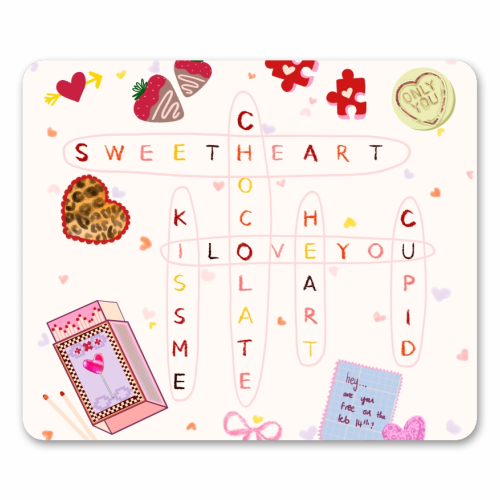 Love Search - mouse mat by Yaz Raja