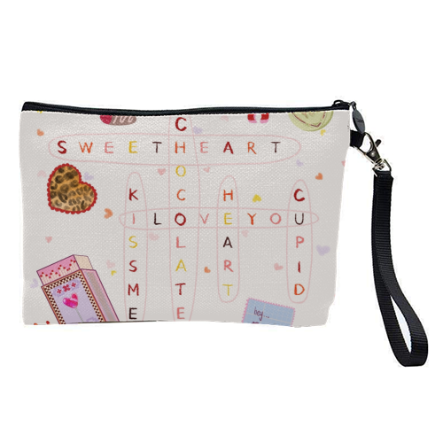 Love Search - pretty makeup bag by Yaz Raja