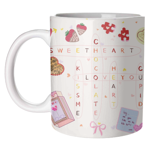 Love Search - unique mug by Yaz Raja