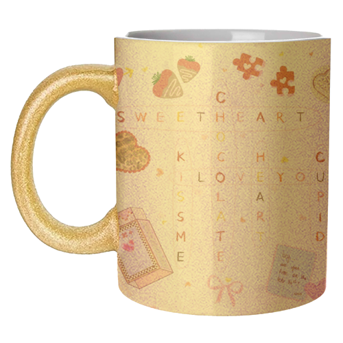 Love Search - unique mug by Yaz Raja