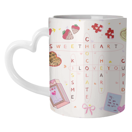 Love Search - unique mug by Yaz Raja