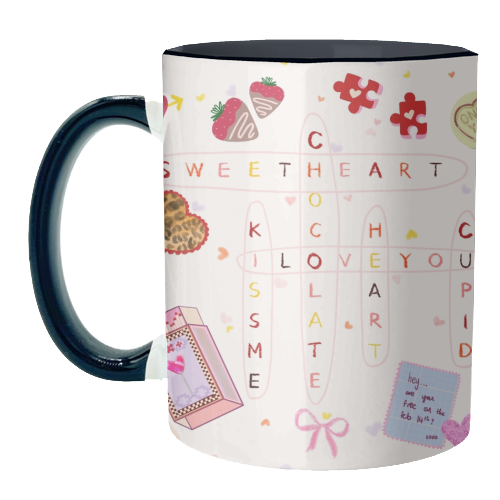 Love Search - unique mug by Yaz Raja