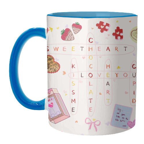 Love Search - unique mug by Yaz Raja