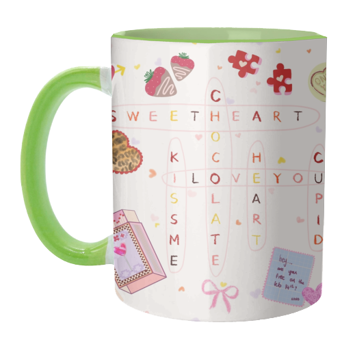Love Search - unique mug by Yaz Raja