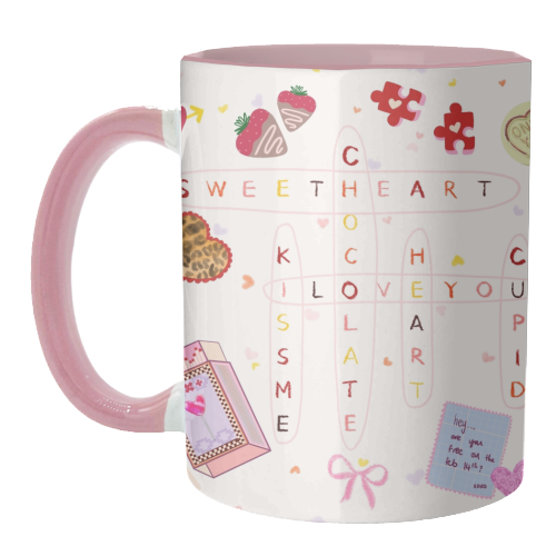 Love Search - unique mug by Yaz Raja